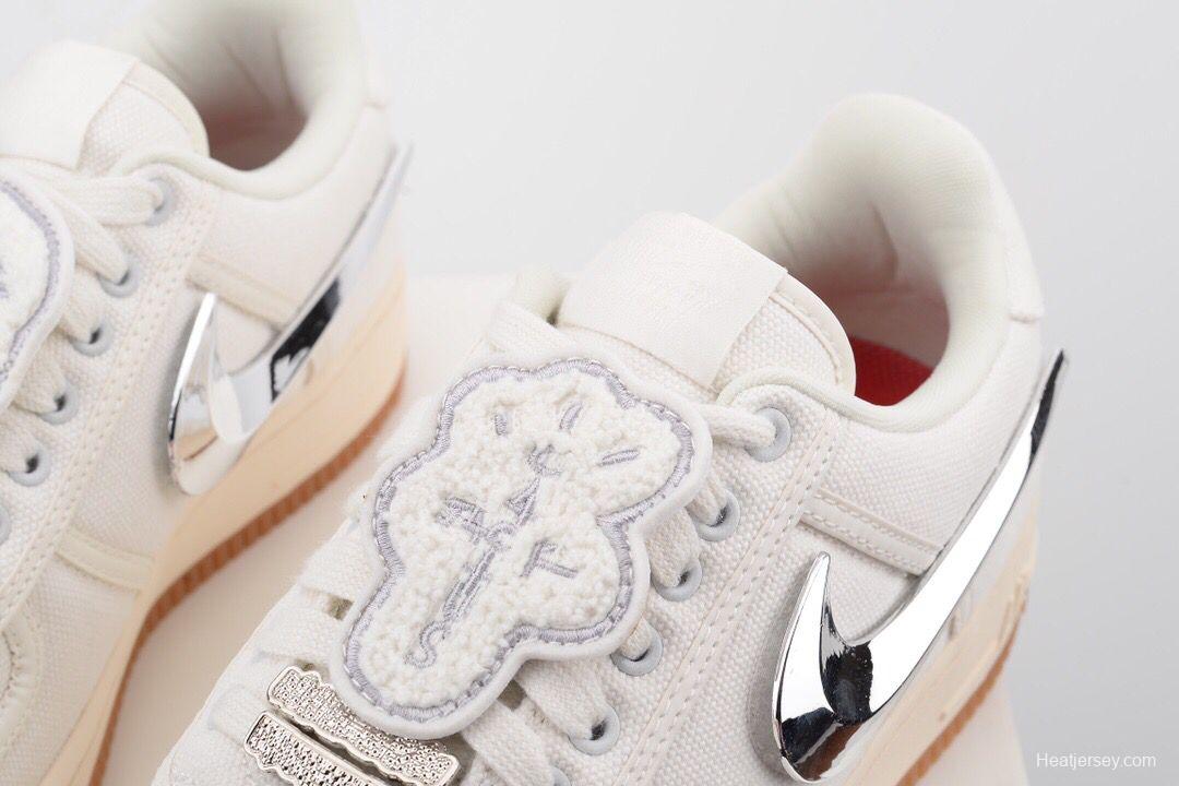 Travis Scott × Nike Air Force 1 Low "Sail"