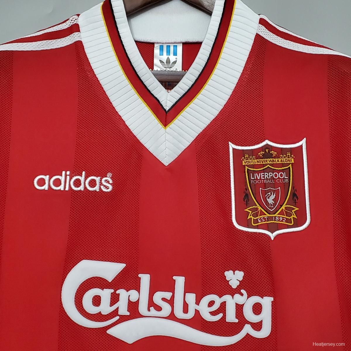 Retro 96/97 Liverpool home Soccer Jersey