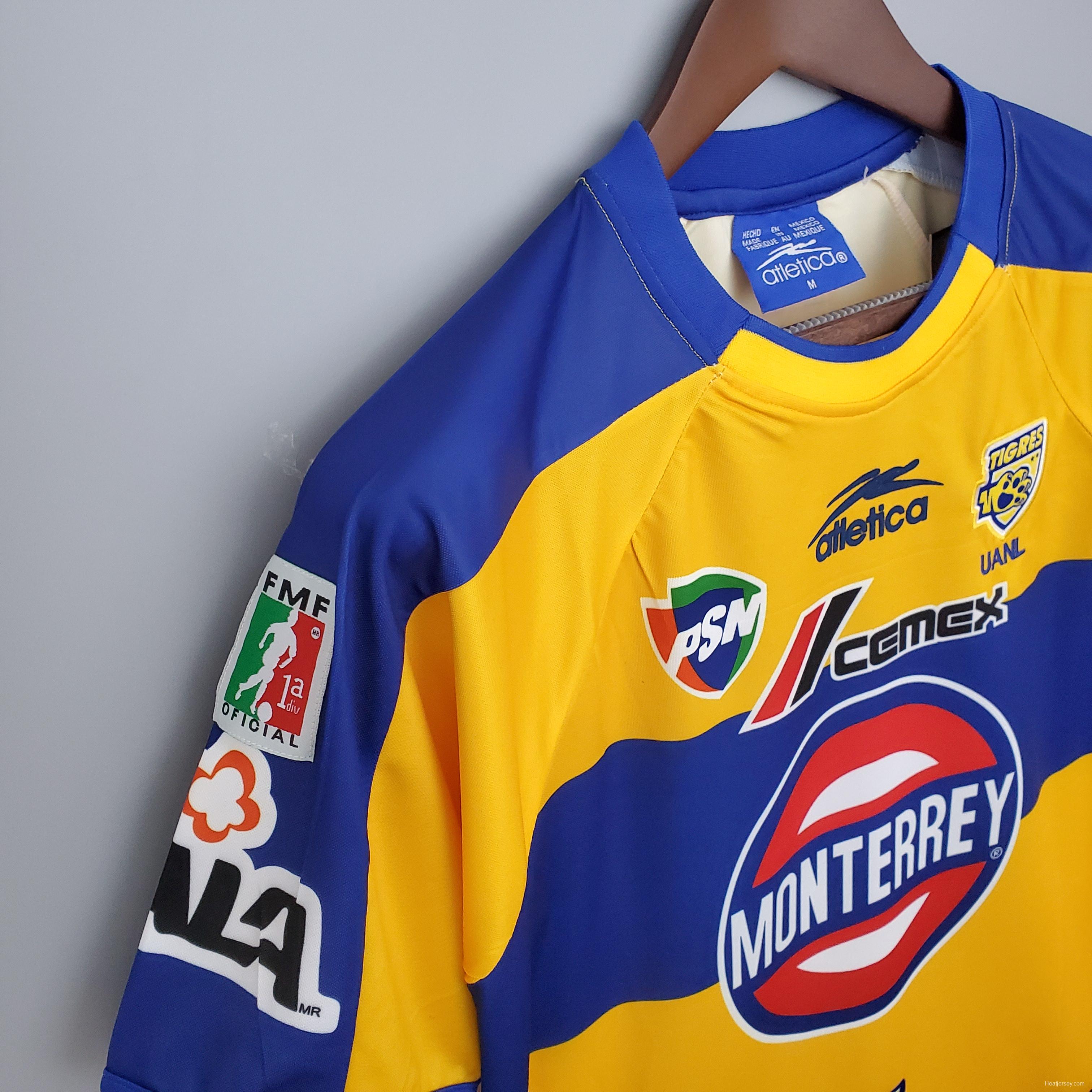 Retro 01/02 Tigres UANL Home Jersey