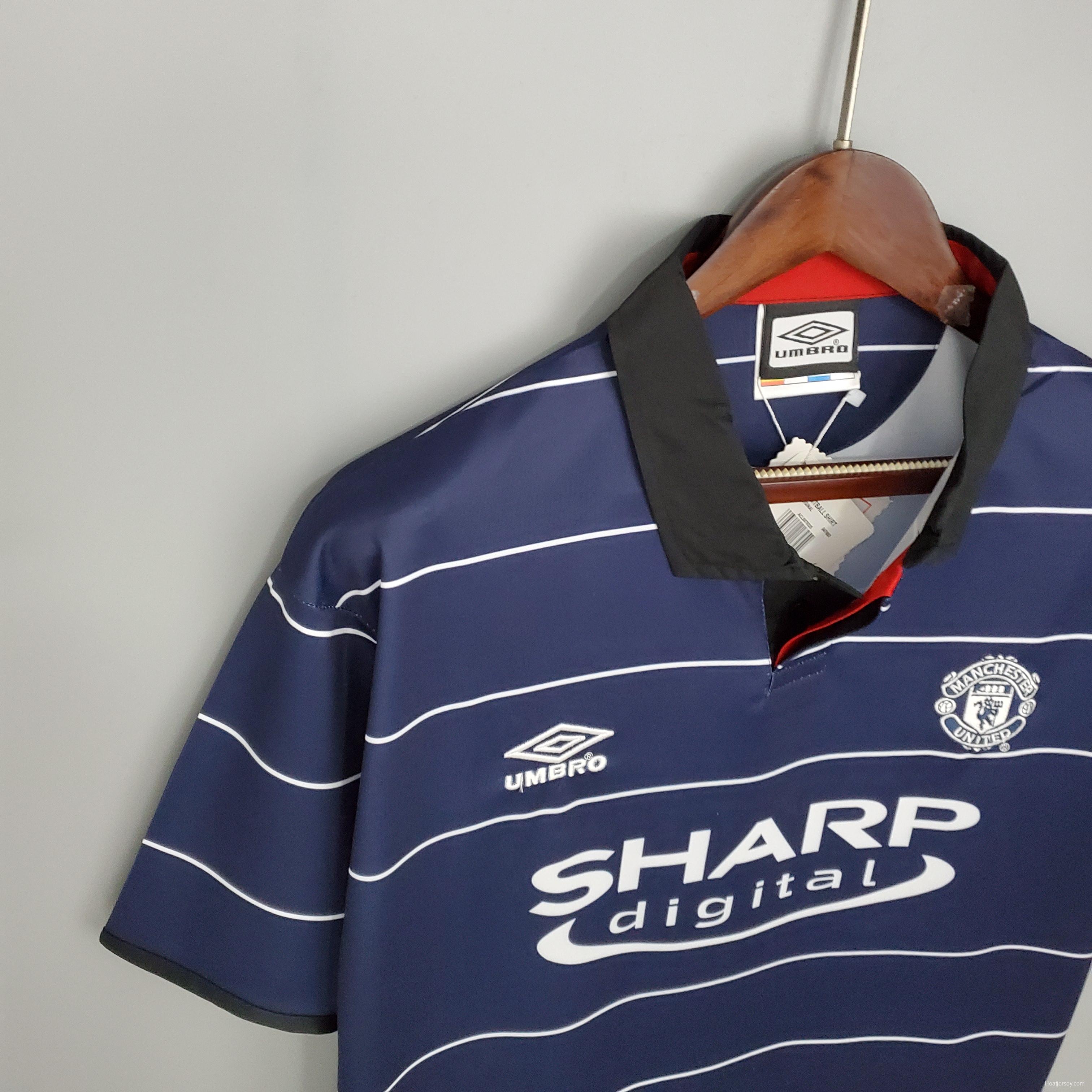 Retro Manchester United 99/00 away Soccer Jersey