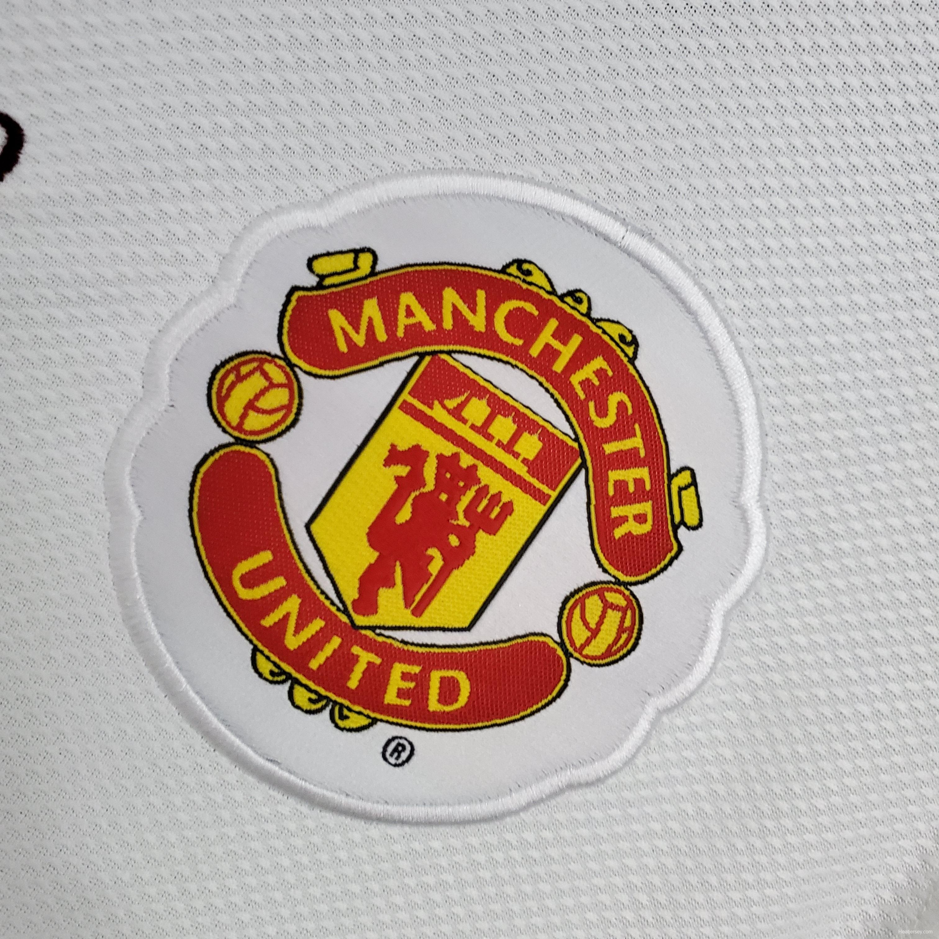 Retro Manchester United 08/09 League Edition away White Soccer Jersey