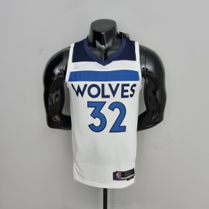 75th Anniversary Minnesota Timberwolves TOWNS#32 Royal White NBA Jersey