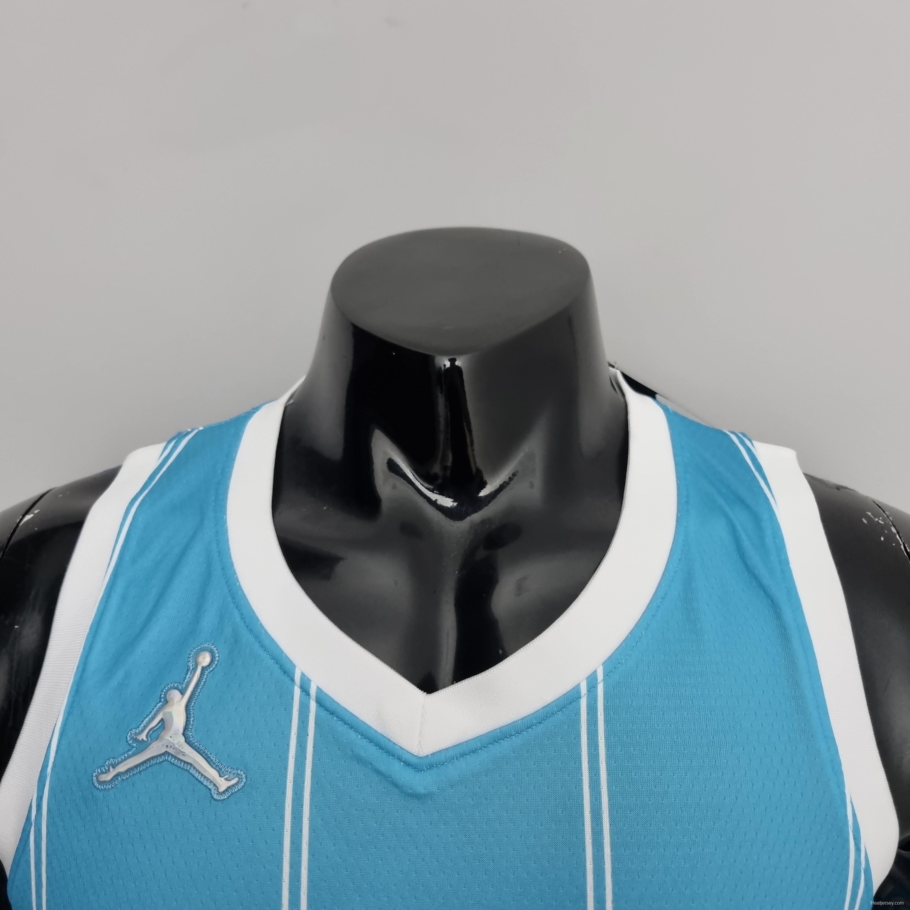 75th Anniversary Oubre jr.#12 Charlotte Hornets Blue NBA Jersey