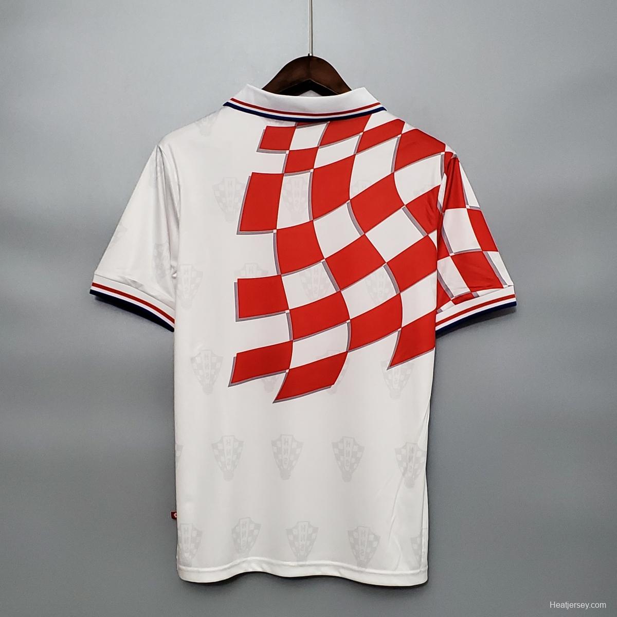 Retro 1998 Croatia away Soccer Jersey