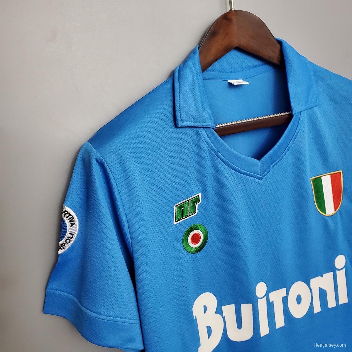 Retro Napoli 87/88 home Soccer Jersey