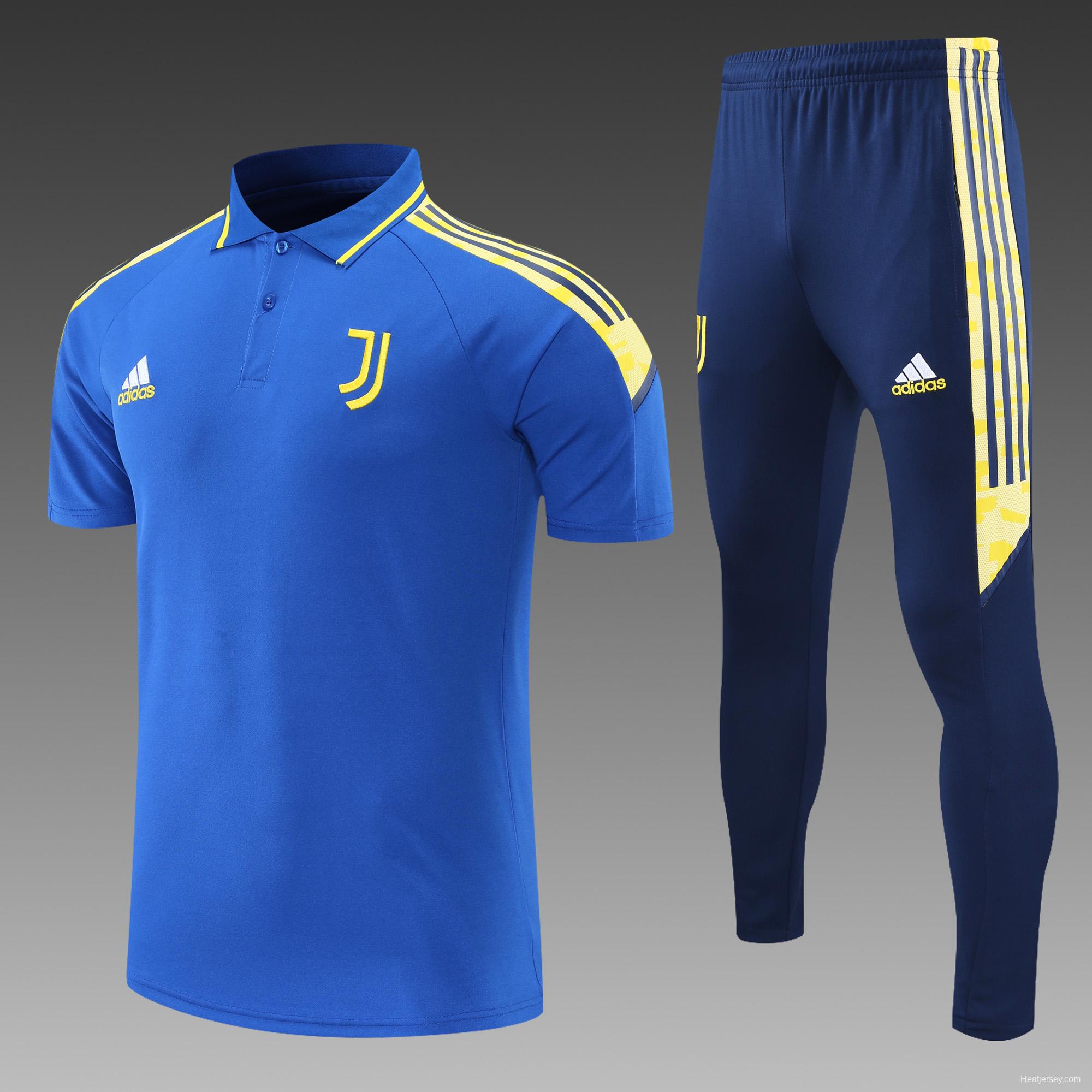 Juventus POLO kit blue and yellow stripes(not supported to be sold separately)