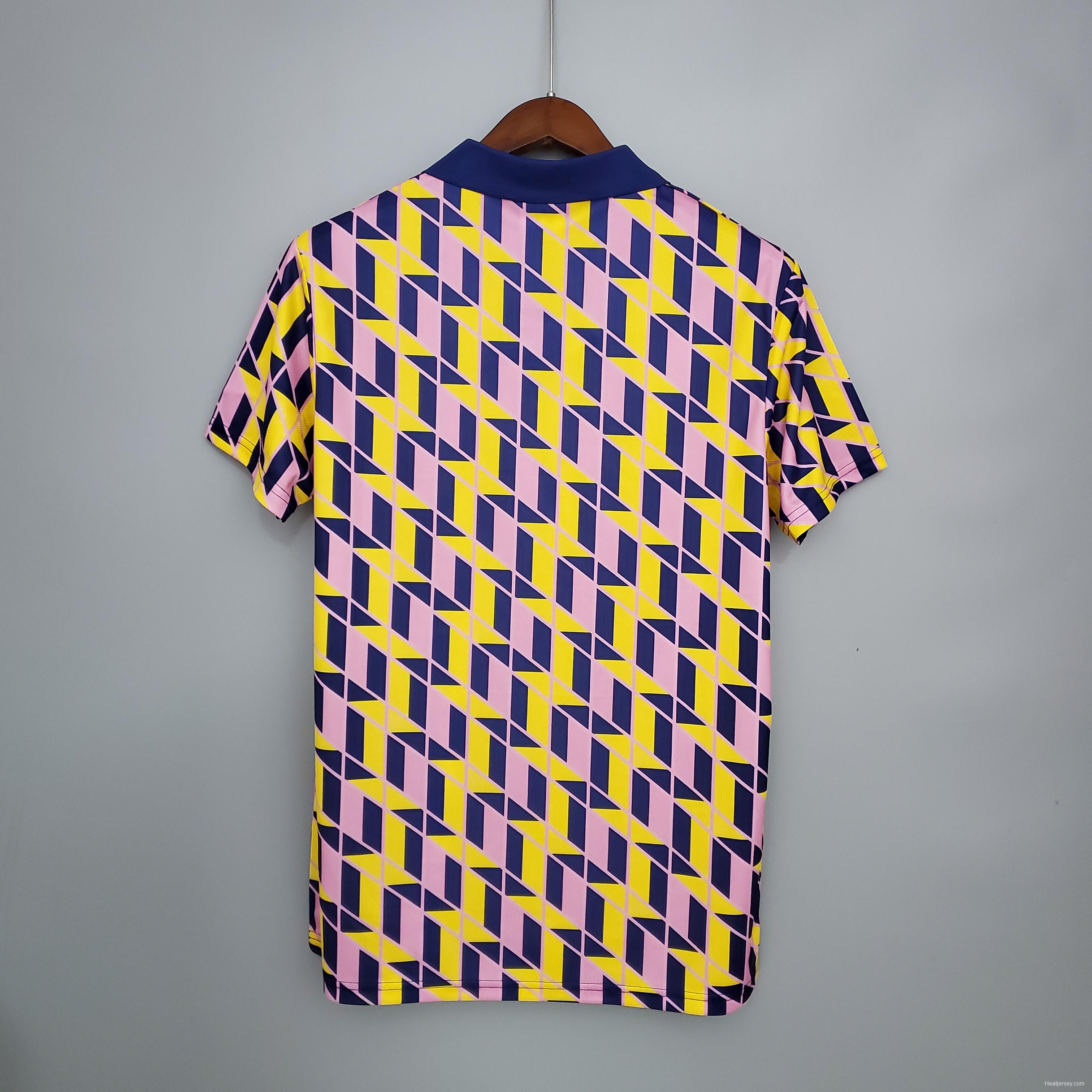 Retro Scotland 1988/89 third away Soccer Jersey