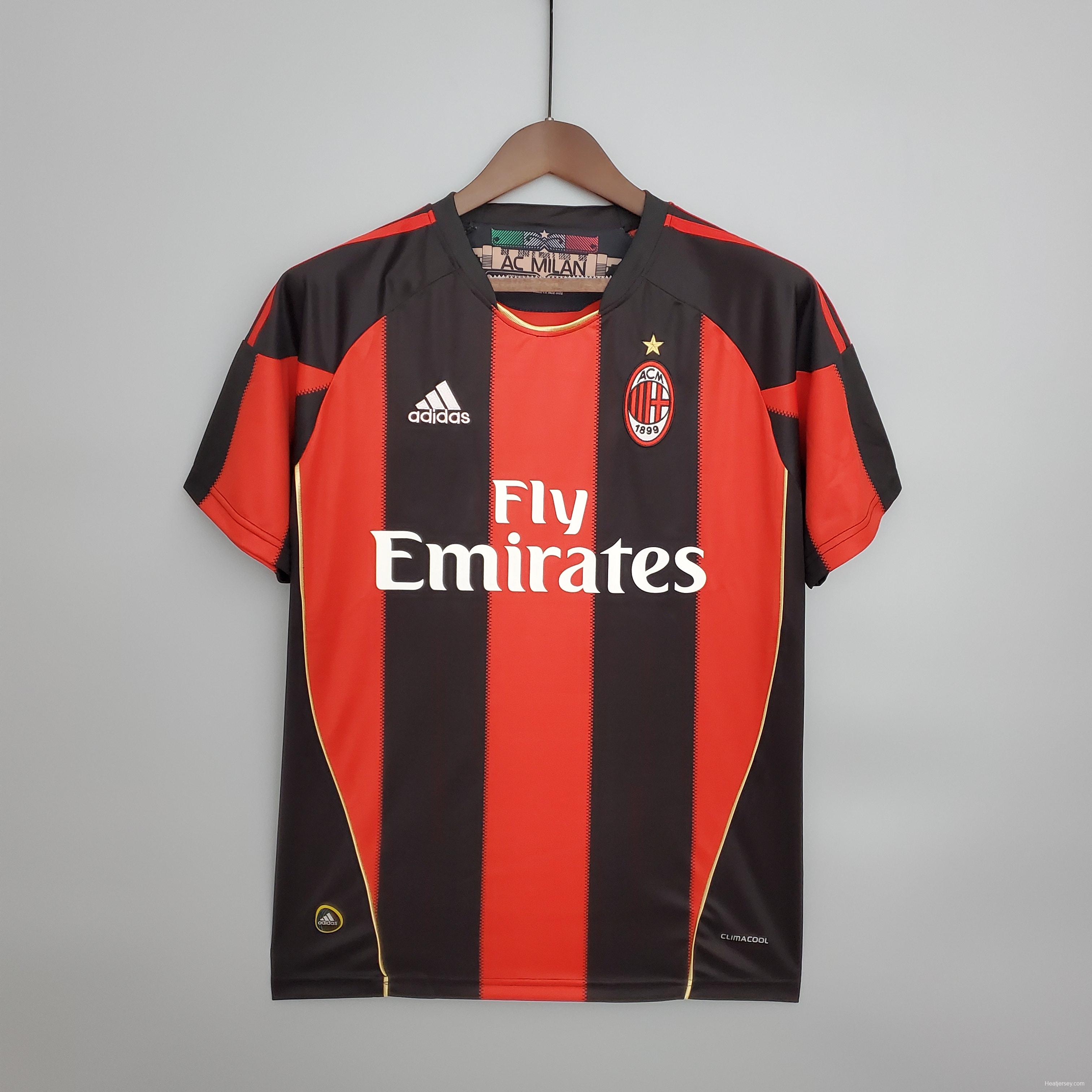 Retro 10/11 AC Milan home Soccer Jersey