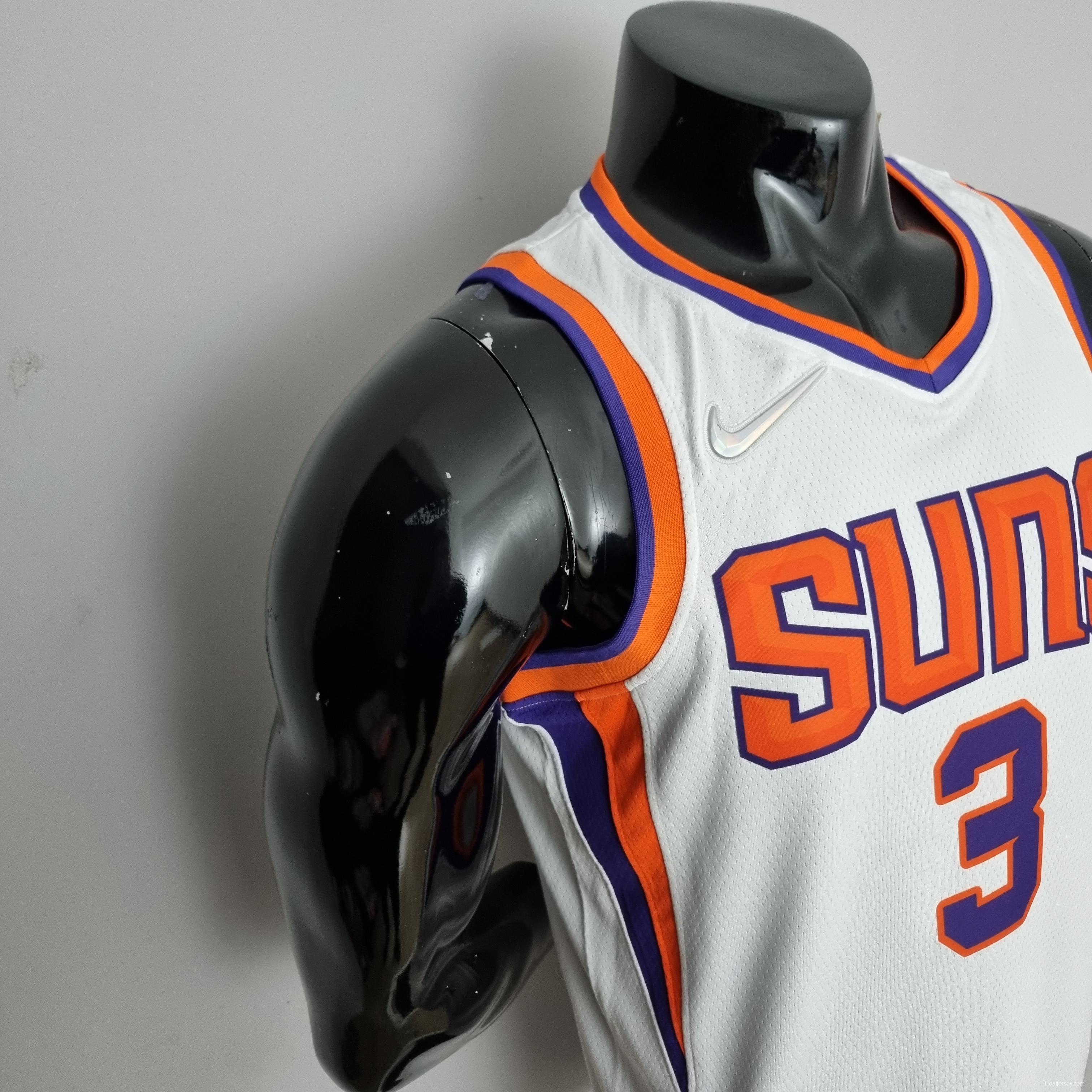 75th Anniversary Paul #3 Phoenix Suns White NBA Jersey