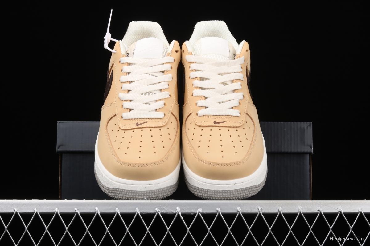 NIKE Air Force 1 Low Manchester Bee khaki brown Manchester honeybee DC1939-200