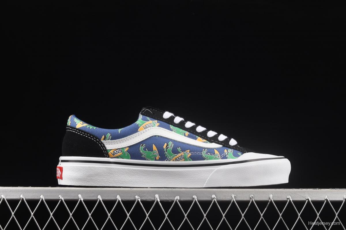 Vans Style 36 SF Klein blue dinosaur half-moon Baotou low-top casual board shoes VN0A6WKT6QT