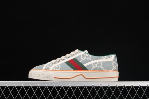 Gucci Tennis 1977 Print Sneaker canvas printed retro leisure sports board shoes