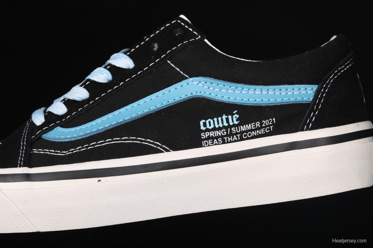 Vans couti é Old Skool 36 DX Old C Logo # 4 2021 blockbuster customized VN0A4BV76FX