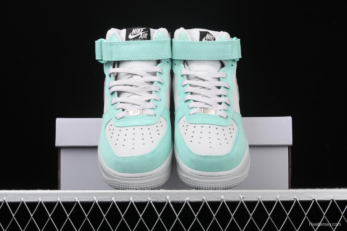 NIKE Air Force 11607 Lceland Green Rare Classic Chinese Bang Bang Leisure Sports Board shoes Leather Grey Tiffany Iceland Green 596729-301