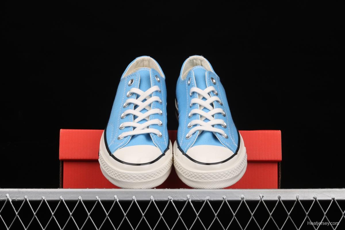 Converse Chuck 70s new spring color lake water blue matching low-top casual board shoes 171569C