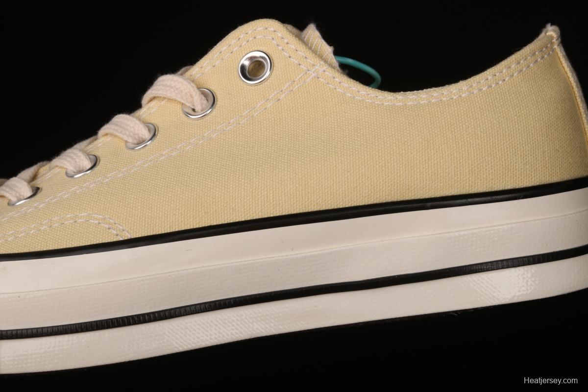 Converse 70s spring new color green cream yellow low-top casual board shoes 170793C