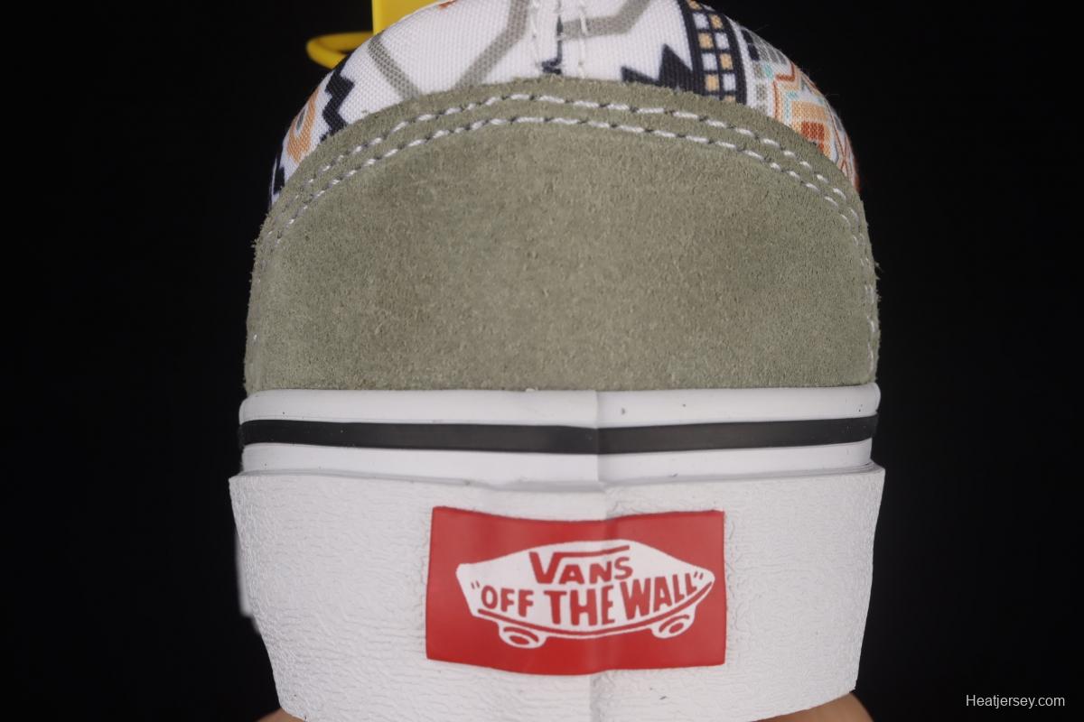 Vans Style 36 Moroccan style theme series high top leisure sports board shoes VN0A54F6688