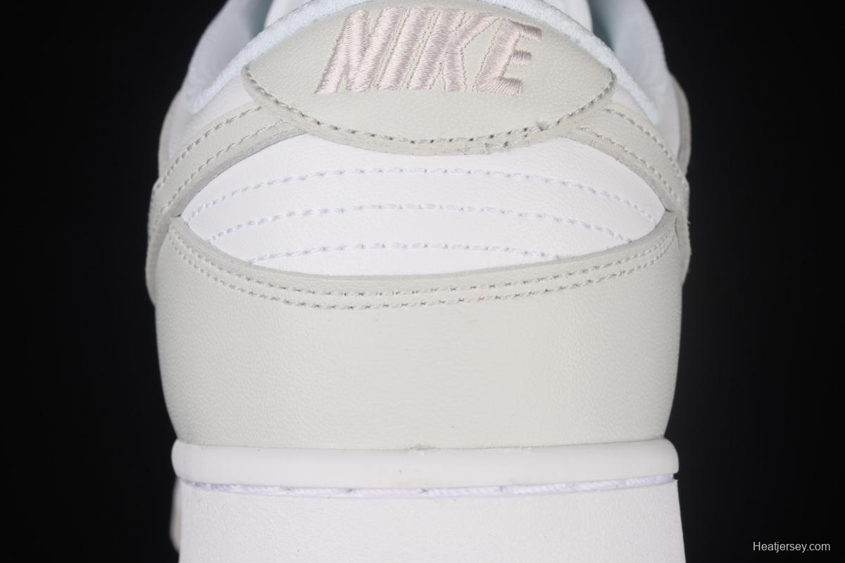 NIKE SB DUNK Low dunk series white light gray color matching low-side leisure sports skateboard shoes DD1503-103