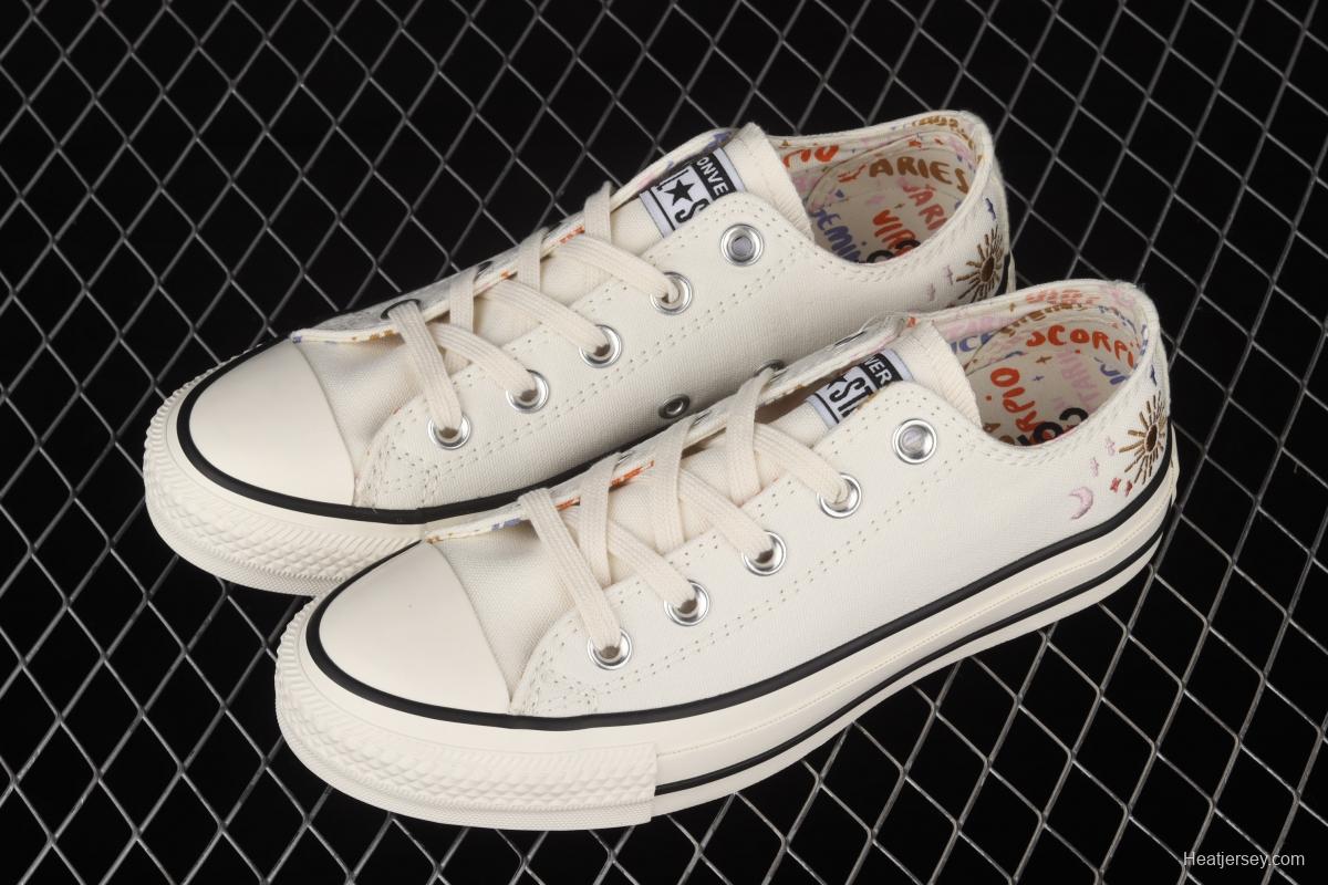 Converse Chuck 70 embroidered star sky low-top casual board shoes 572426C