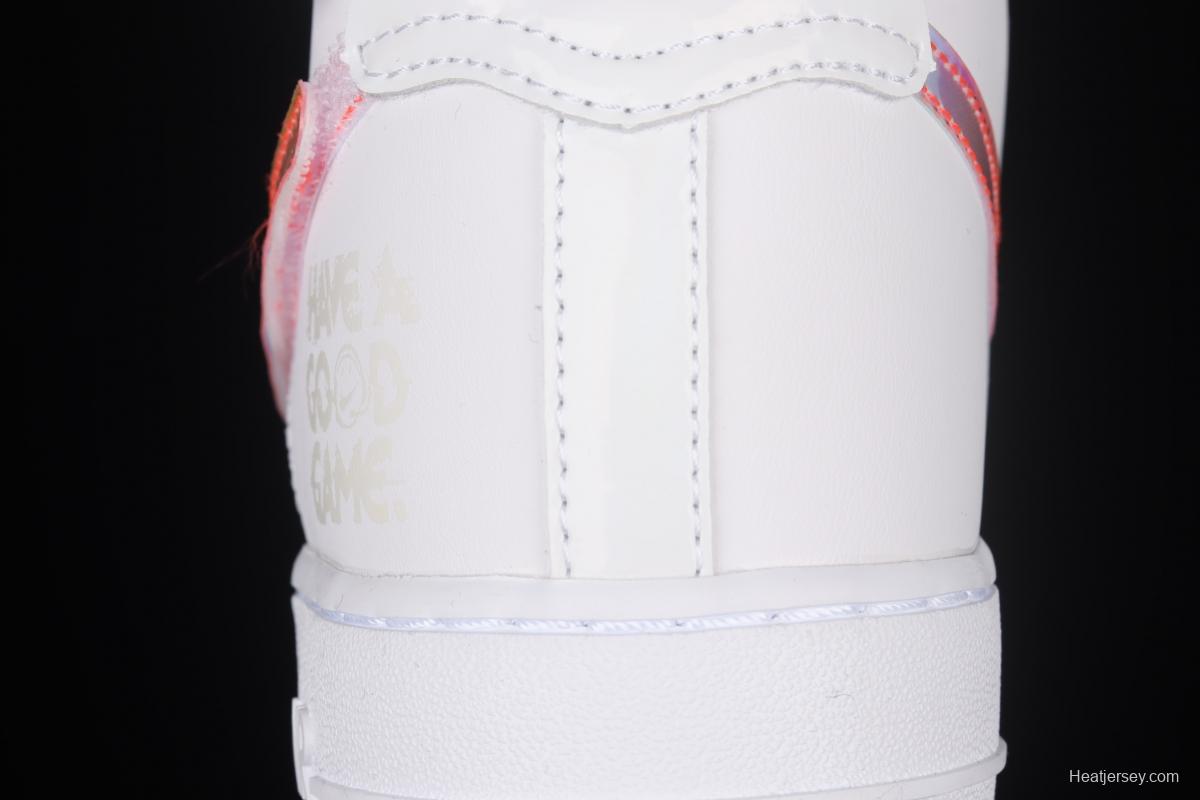 NIKE Air Force 1mm 07 LV8 Good Game video game limits white dazzling laser Velcro high upper board shoes DC2111-191