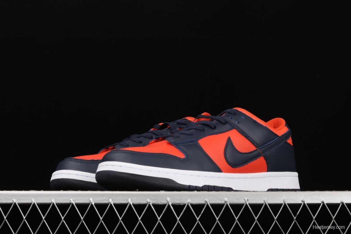 NIKE SB DUNK Low SP Fanta color matching head layer low side leisure sports board shoes CU1727-800