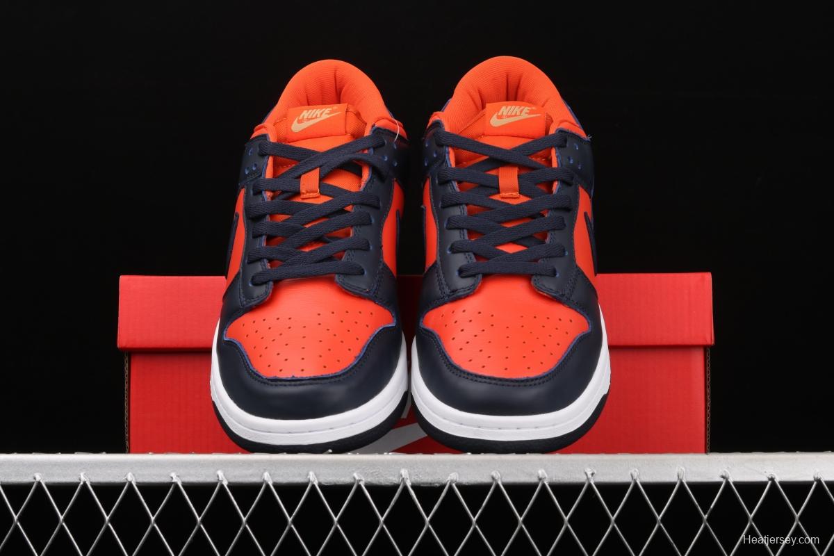 NIKE SB DUNK Low SP Fanta color matching head layer low side leisure sports board shoes CU1727-800