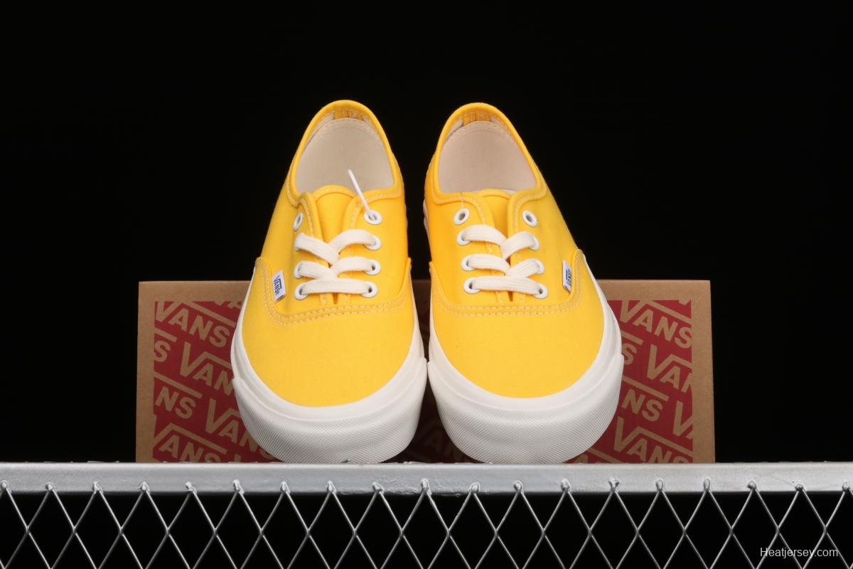 Vans Authentic 44 DX yellow canvas surfing printed Anaheim vintage board shoes VN0A54F241Q