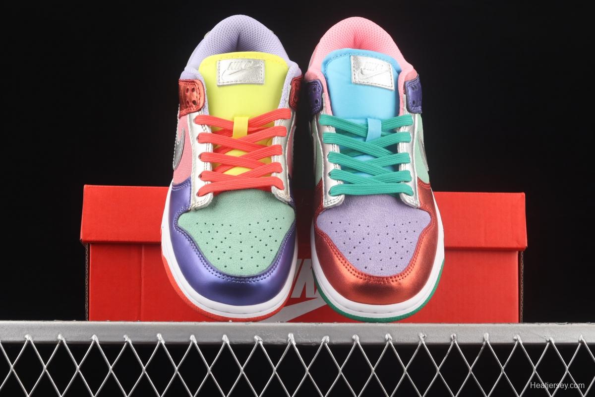 NIKE SB DUNK Low SE Candy Egg 2.0 candy mandarin duck dunk series low side leisure sports skateboard shoes DN0855-600