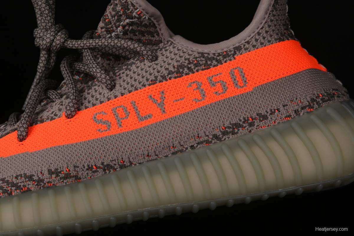 Adidas Yeezy 350V2 Real Boost Basf BB1826 das coconut 350 second generation gray orange BASF popcorn