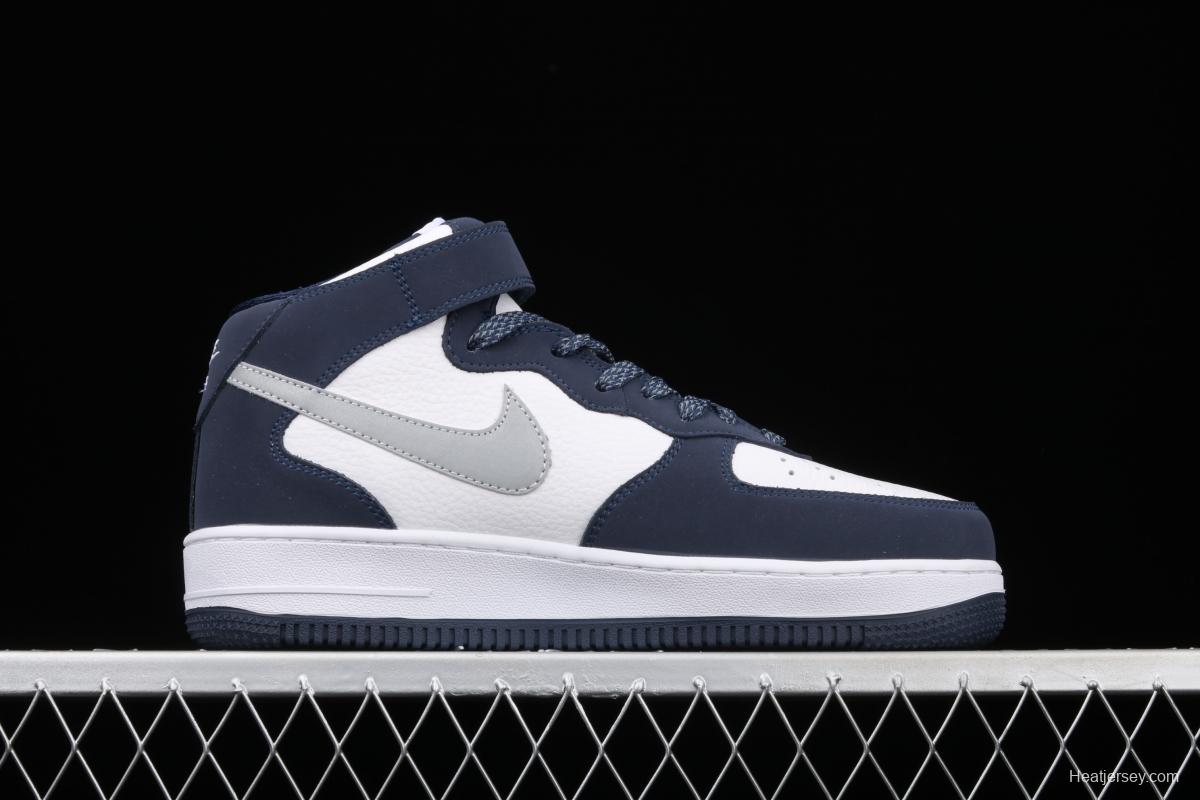 NIKE Air Force 11607 Mid midnight blue Zhongbang casual board shoes AQ2263-115