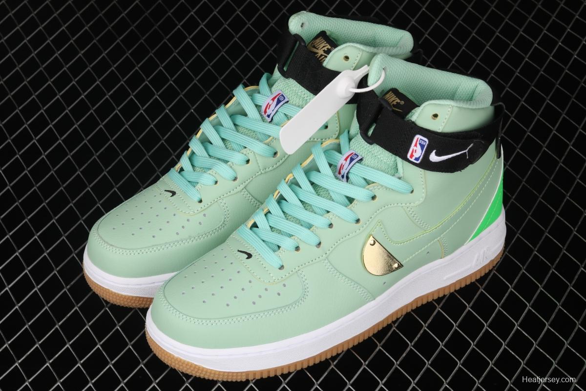 NIKE Air Force 1 High NBA Green Gum NBA Air Force High Top Green Leisure Board shoes CT2306-300