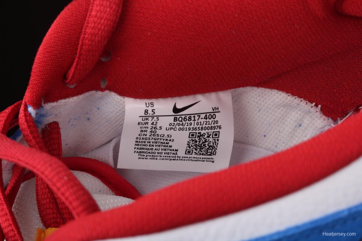 NIKE SB DUNK Low Doraemon robot cat theme color matching BQ6817-400