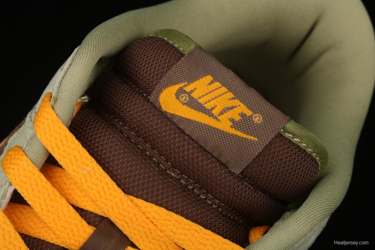 NIKE SB DUNK Low Prm green brown orange SB rebound fashion casual board shoes DH5360-300