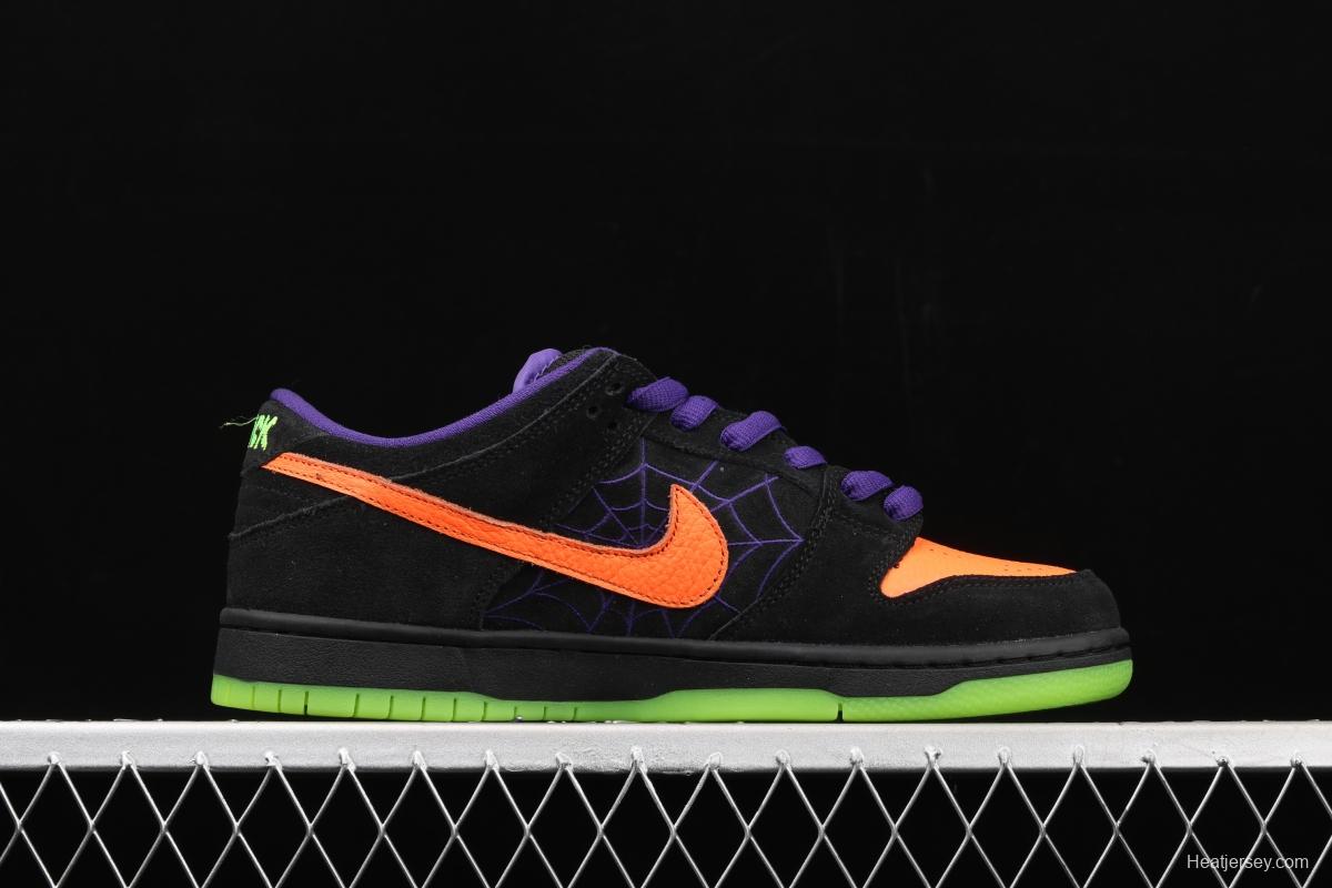 NIKE SB DUNK Low Night of Mischief Halloween themed low top skateboard shoes BQ6817-006