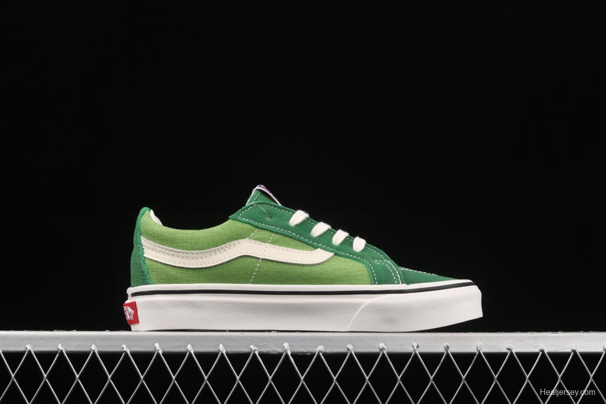 Vans Sk8-Low Reissue S classic avocado green low-top casual board shoes VN0A4UWI4WS canvas shoes