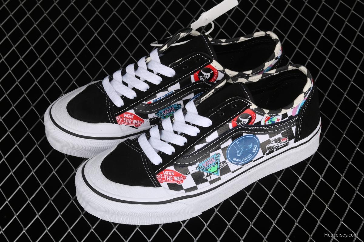 Vans Style 36 Cecon SF Vance color Logo printed low-top casual board shoes VN0A3MVL3P0