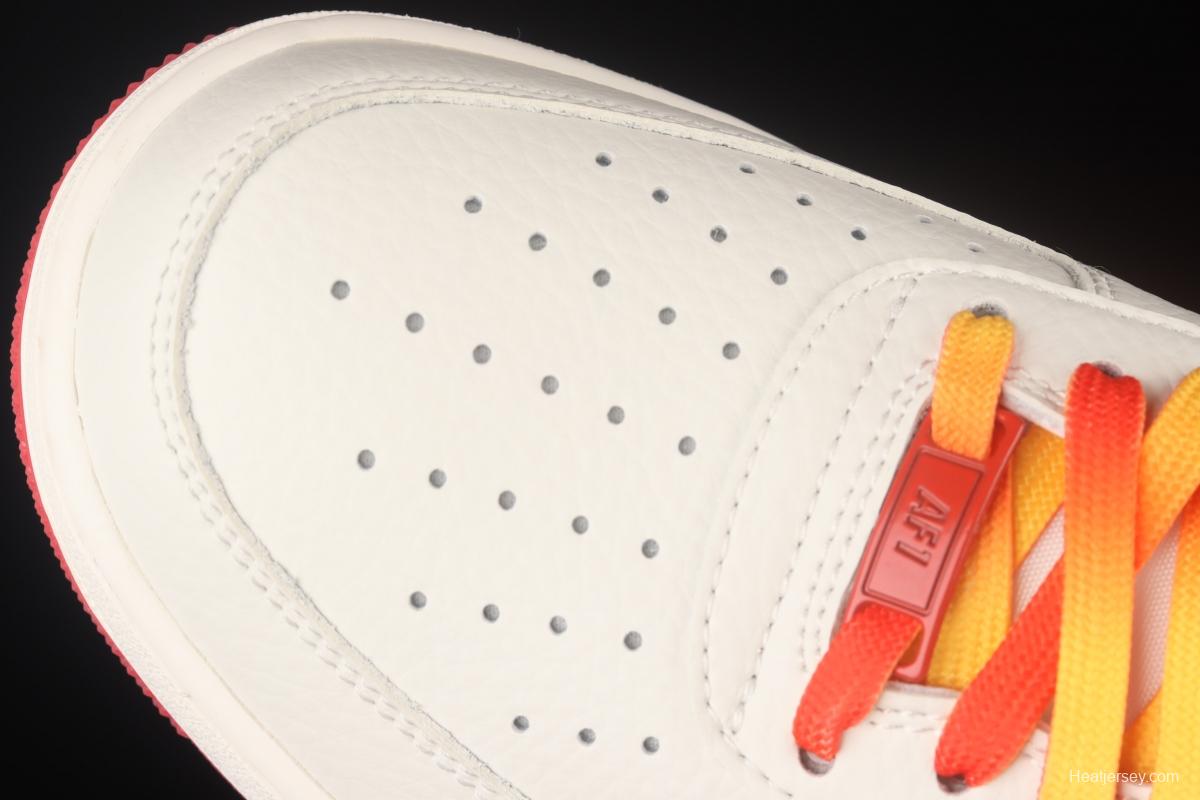 NIKE Air Force 1x 07 Low beige yellow Phoenix Suns city limited low-top casual board shoes HQ8863-996