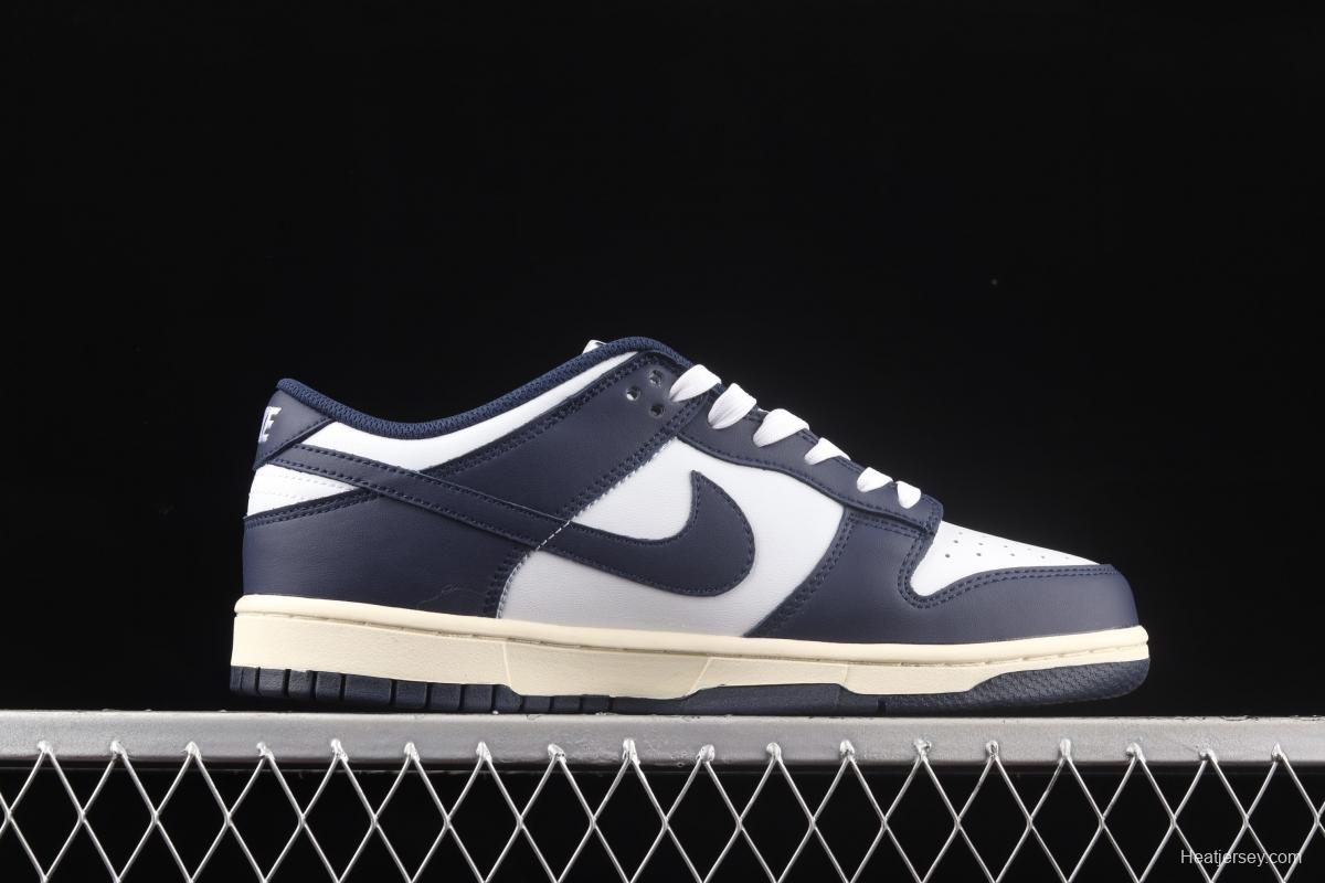 NIKE SB DUNK Low Navy Blue navy blue color SB buckle rebound fashion casual board shoes DD1503-115