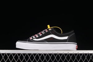 Vans Old Skool black side striped low-top canvas shoes VN0A54F49Y4