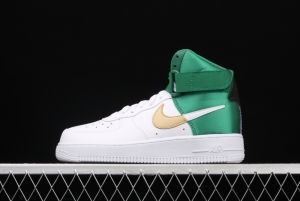 NIKE Air Force 1 High LV8 NBA joint name silk stitching high-top casual board shoes BQ4591-100