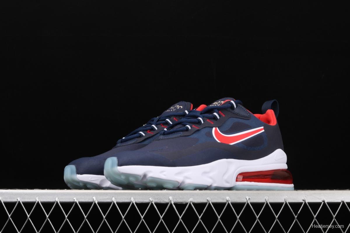 NIKE Air Max 270React new high-frequency mesh function half-palm air cushion running shoes CT1280-400