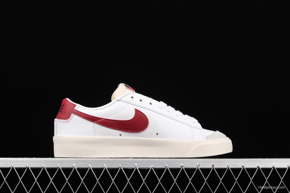 NIKE Blazer Low'77 Vintage Trail Blazers Leather Leather low-top Leisure Board shoes DC4769-104