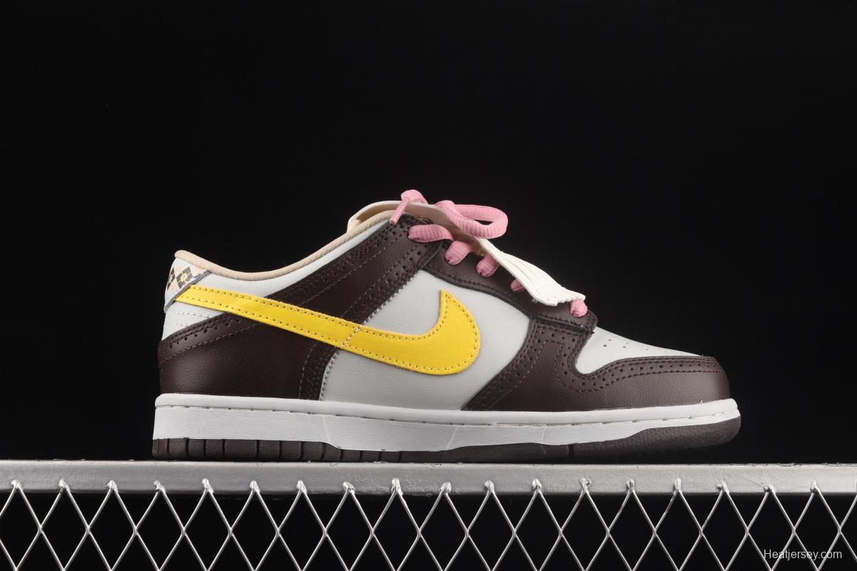 NIKE SB DUNK Low Premium Golf Golf Brown SB rebound Fashion Leisure Board shoes 313170-171