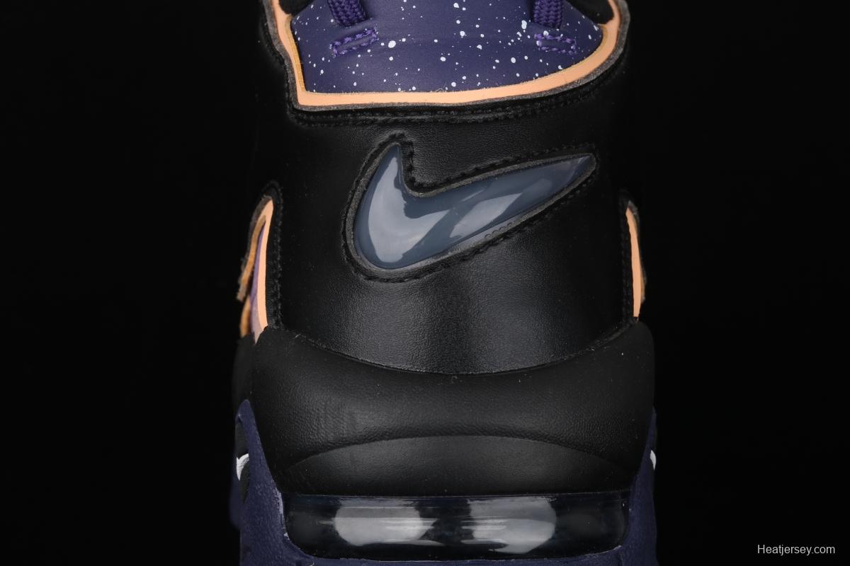 NIKE Wmns Air More Uptempo Dusk To Dawn Starry Sky Purple Cloud Pippen Classic High Street Basketball shoes Series 553546-018