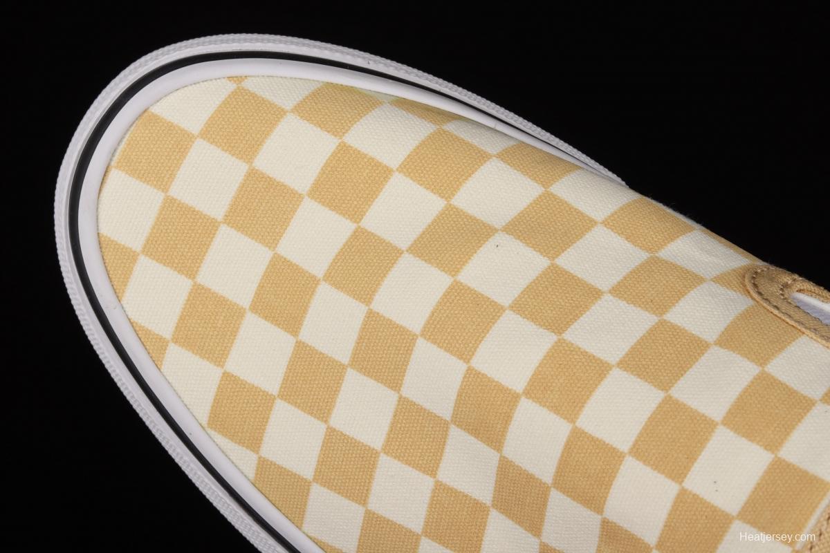 Vans OG Classic Slip-On Loafers Shoes checkerboard khaki classic lazy suit low-top canvas shoes VN0A33TB43A