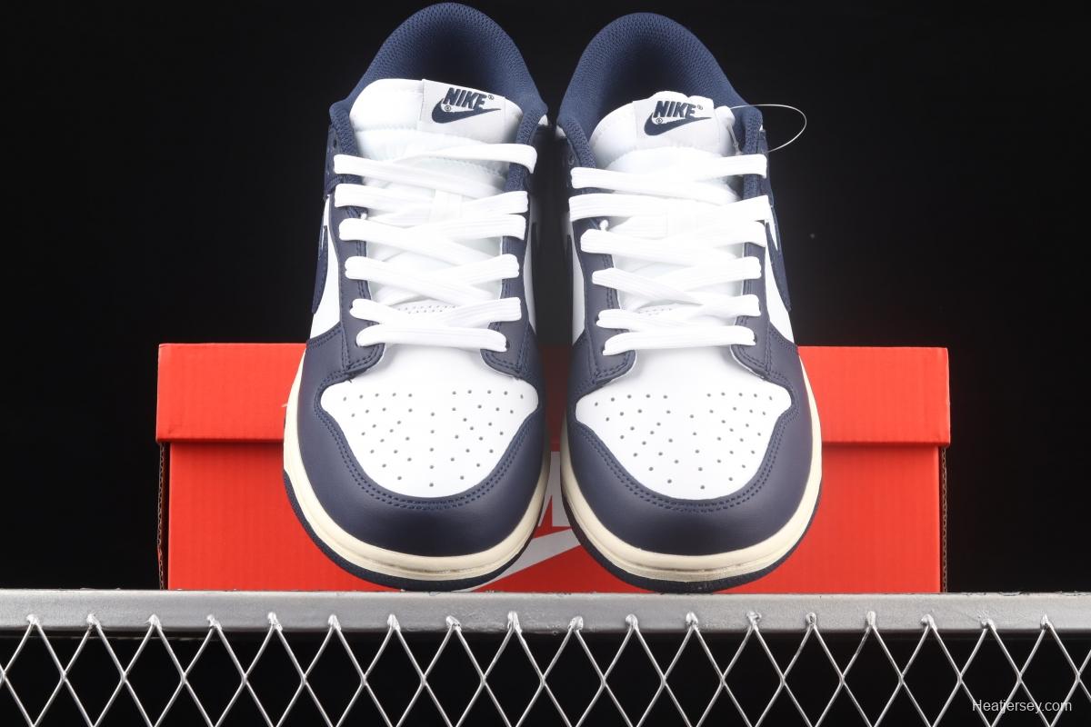 NIKE SB DUNK Low Navy Blue navy blue color SB buckle rebound fashion casual board shoes DD1503-115