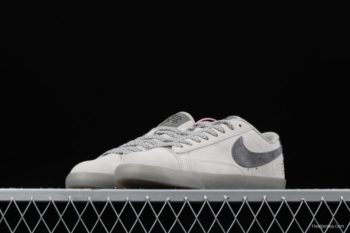 Reigning Champ x NIKE Blazer SB defending champion 3M reflective joint name board shoes 454471-009