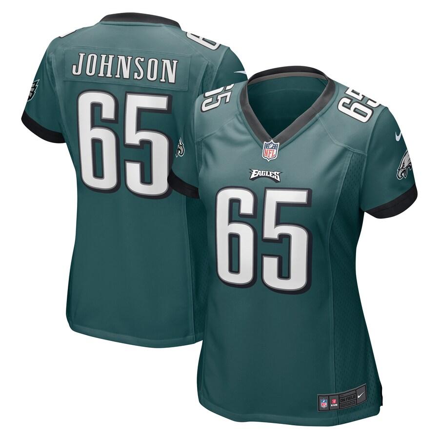 Women's Lane Johnson Midnight Green Player Limited Team Jersey