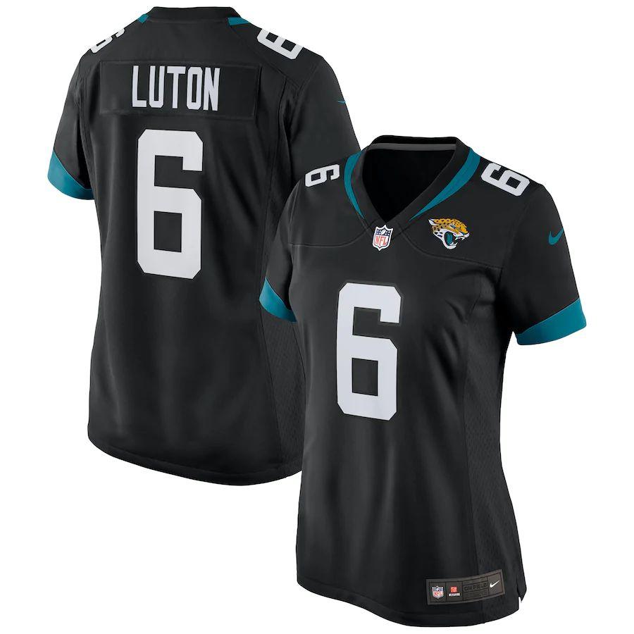 Women's Jake Luton Black Player Limited Team Jersey