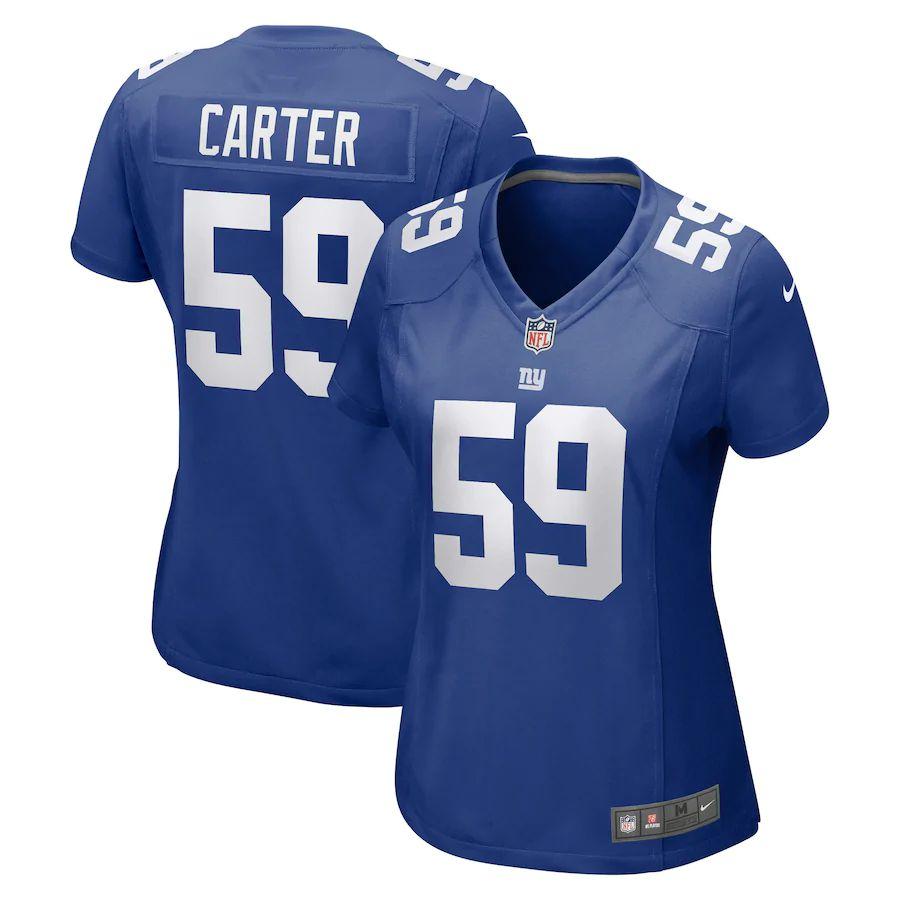 Women's Lorenzo Carter Royal Player Limited Team Jersey